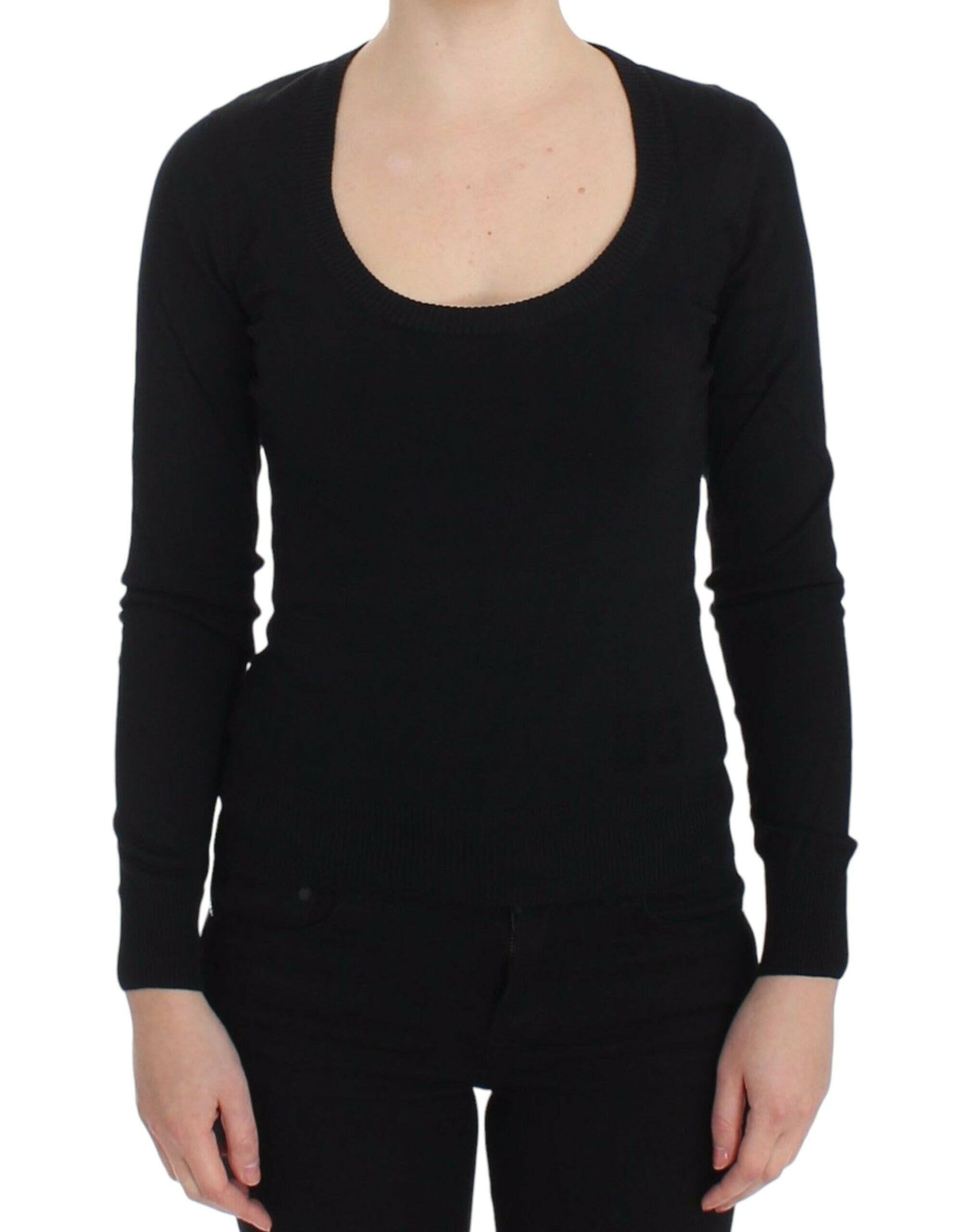 Dolce & Gabbana Black Cashmere Crewneck Sweater Pullover -   -  Dolce & Gabbana.