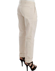 Ermanno Scervino Beige Chinos Casual Dress Pants Khakis -   -  Ermanno Scervino.