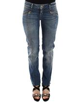 Ermanno Scervino Blue Slim Jeans Denim Pants Straight Stretch -   -  Ermanno Scervino.