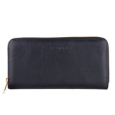 Baldinini Trend Chic Black Leather Zip Wallet -   -  Baldinini Trend.