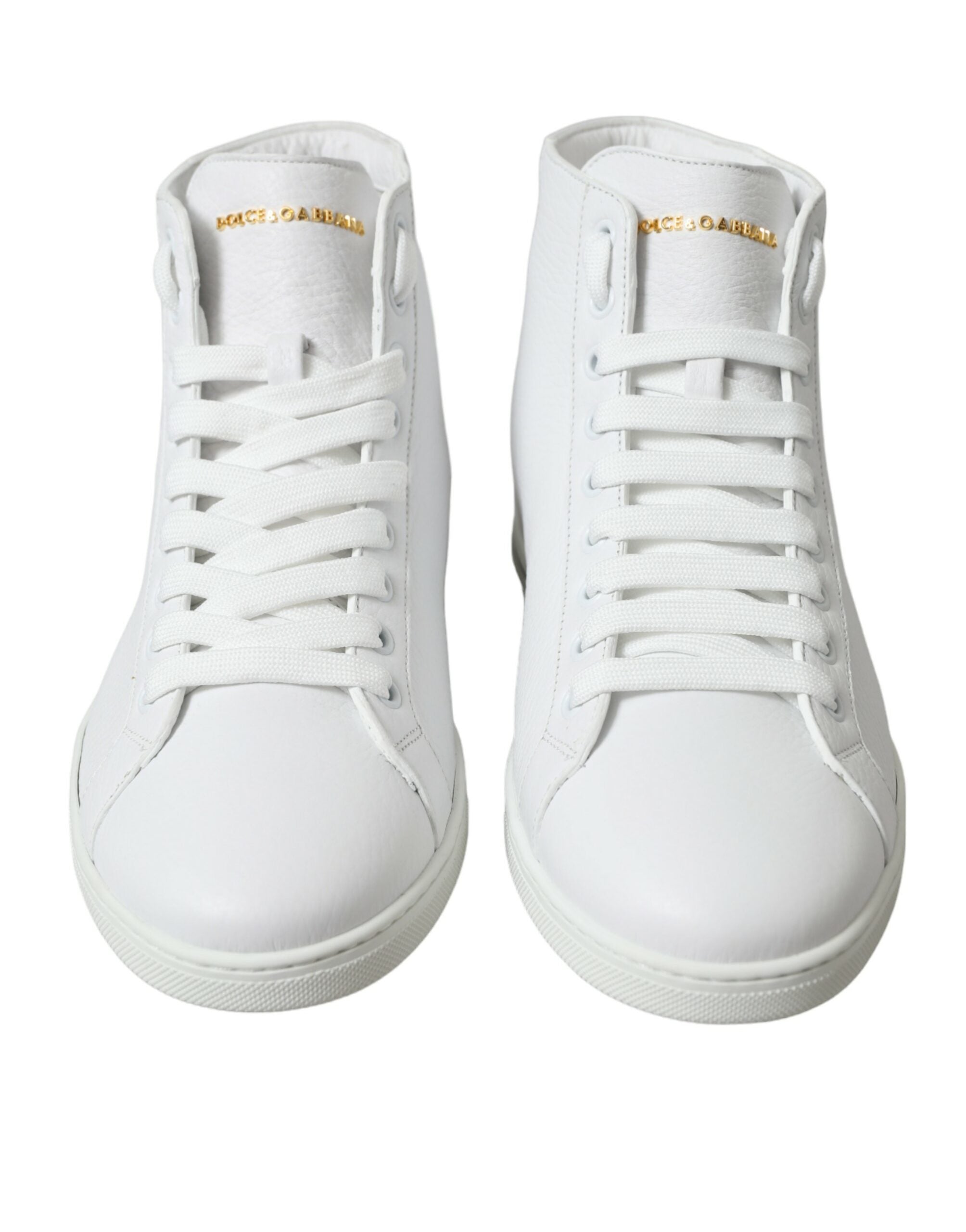 Dolce & Gabbana White Saint Tropez High Top Men Sneakers Shoes -   -  Dolce & Gabbana. Dolce & Gabbana White Saint Tropez High Top Men Sneakers Shoes -   -  Dolce & Gabbana.
