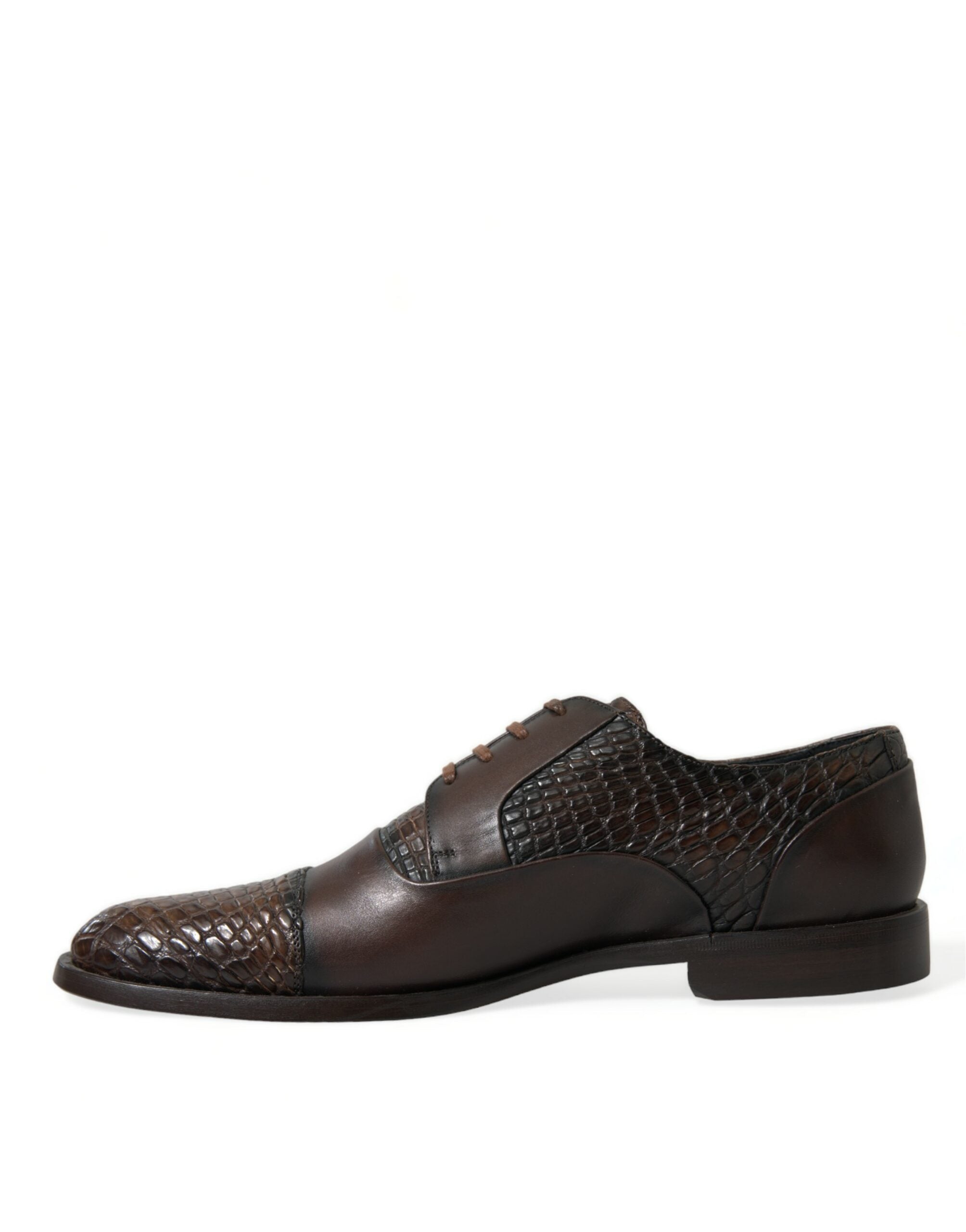 Dolce & Gabbana Brown Exotic Leather Lace Up Oxford Dress Shoes -   -  Dolce & Gabbana. Dolce & Gabbana Brown Exotic Leather Lace Up Oxford Dress Shoes -   -  Dolce & Gabbana.