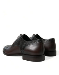Dolce & Gabbana Brown Exotic Leather Formal Men Dress Shoes -   -  Dolce & Gabbana.