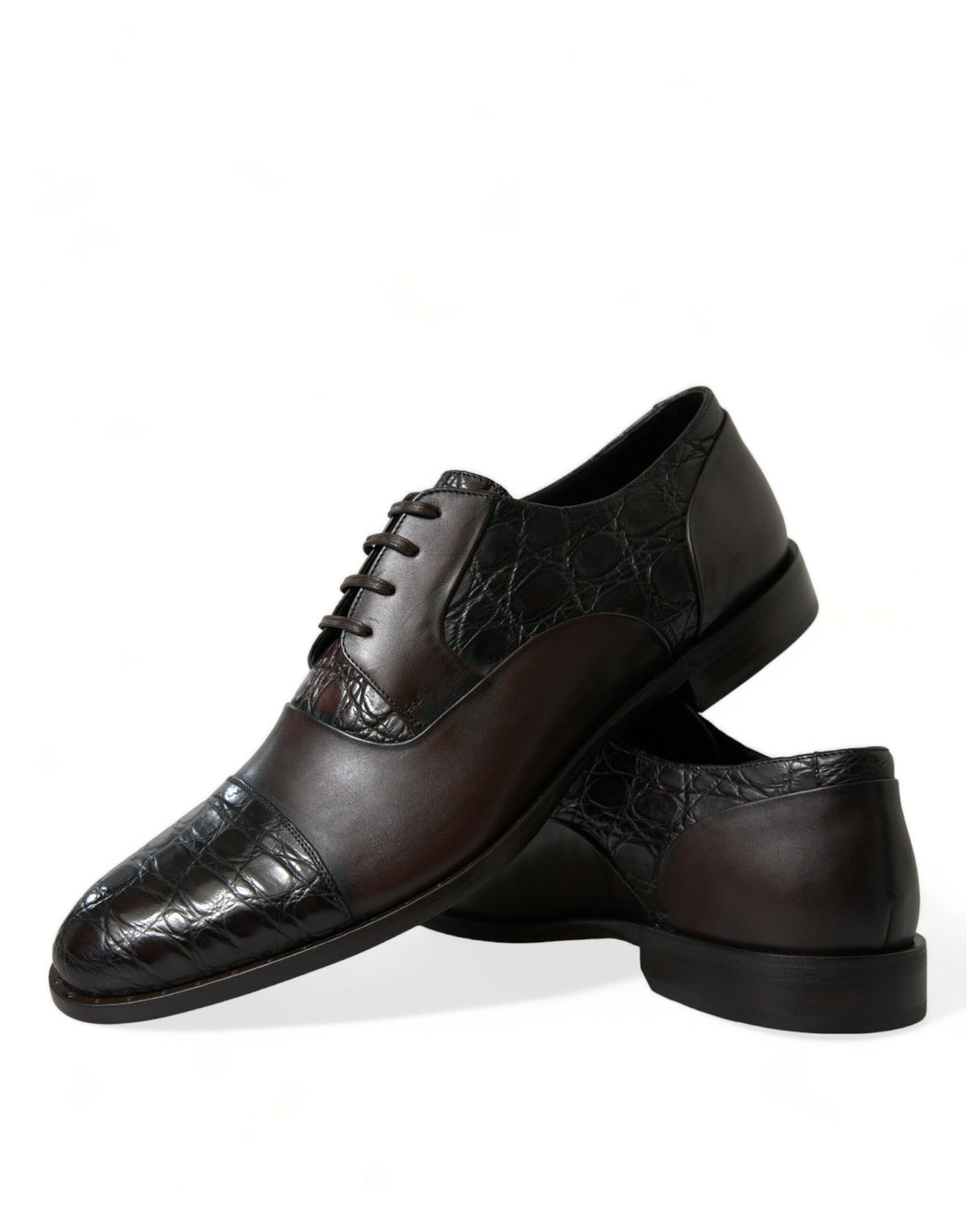 Dolce & Gabbana Brown Exotic Leather Formal Men Dress Shoes -   -  Dolce & Gabbana.