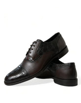 Dolce & Gabbana Brown Exotic Leather Formal Men Dress Shoes -   -  Dolce & Gabbana.