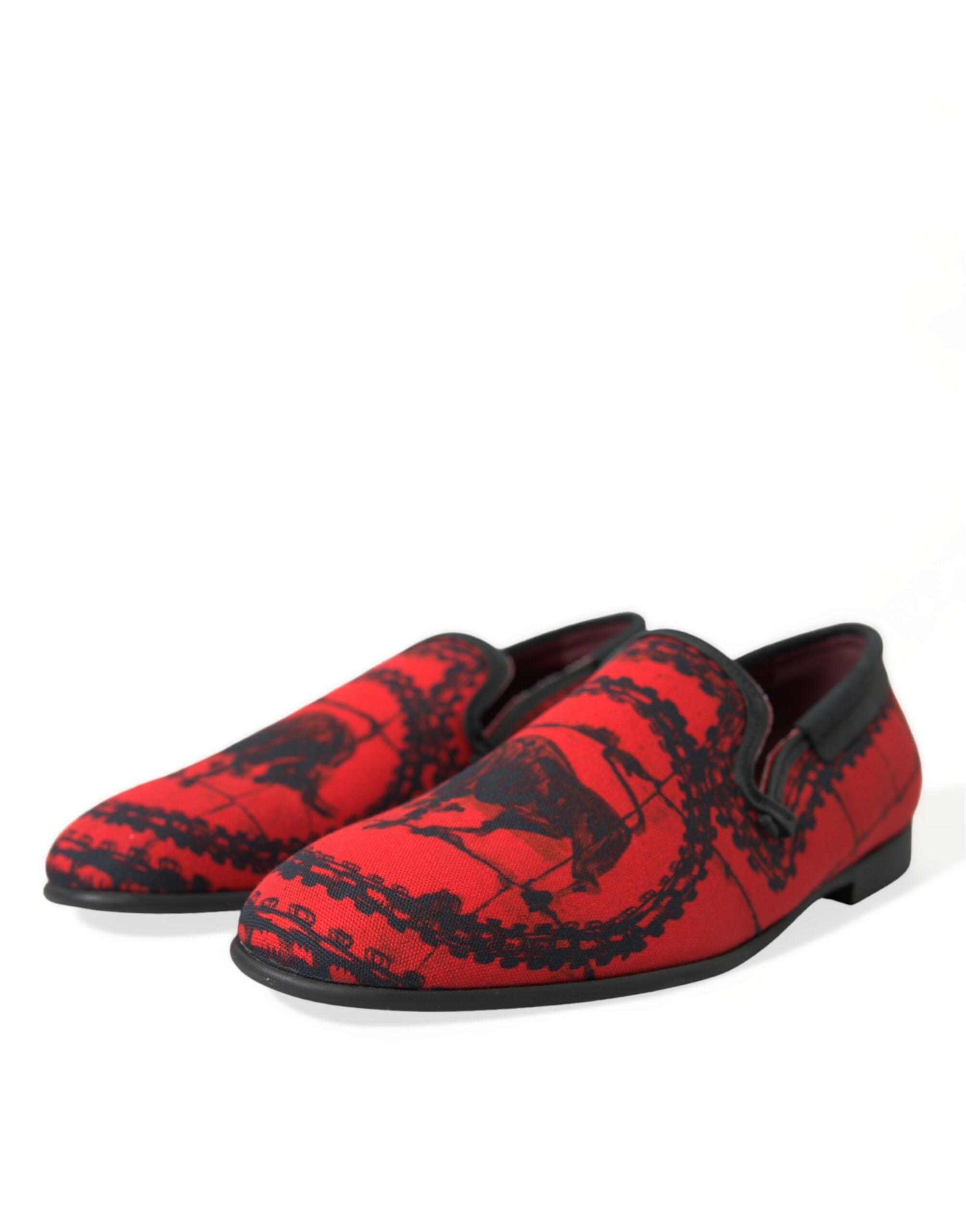 Dolce & Gabbana Red Black Torero Loafers Slippers Men Shoes -   -  Dolce & Gabbana. Dolce & Gabbana Red Black Torero Loafers Slippers Men Shoes -   -  Dolce & Gabbana.
