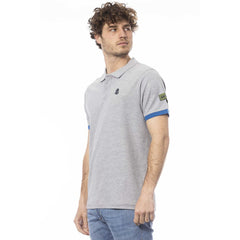 Invicta Gray Cotton Men Polo Shirt -   -  Invicta.