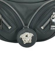 Versace Elegant Black Mini Hobo Shoulder Bag -  Luxury Shoulder Bag for Women -  Versace.