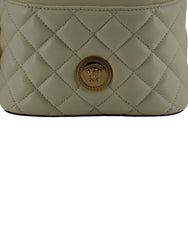 Versace Elegant Small White Leather Bucket Shoulder Bag -  Luxury Shoulder Bag for Women -  Versace.