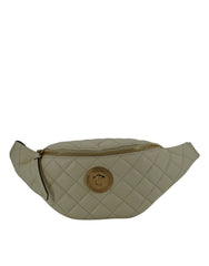 Versace Elegant White Lamb Leather Belt Bag -  Luxury Belt Bag for Women -  Versace.