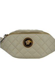 Versace Elegant White Lamb Leather Belt Bag -  Luxury Belt Bag for Women -  Versace.