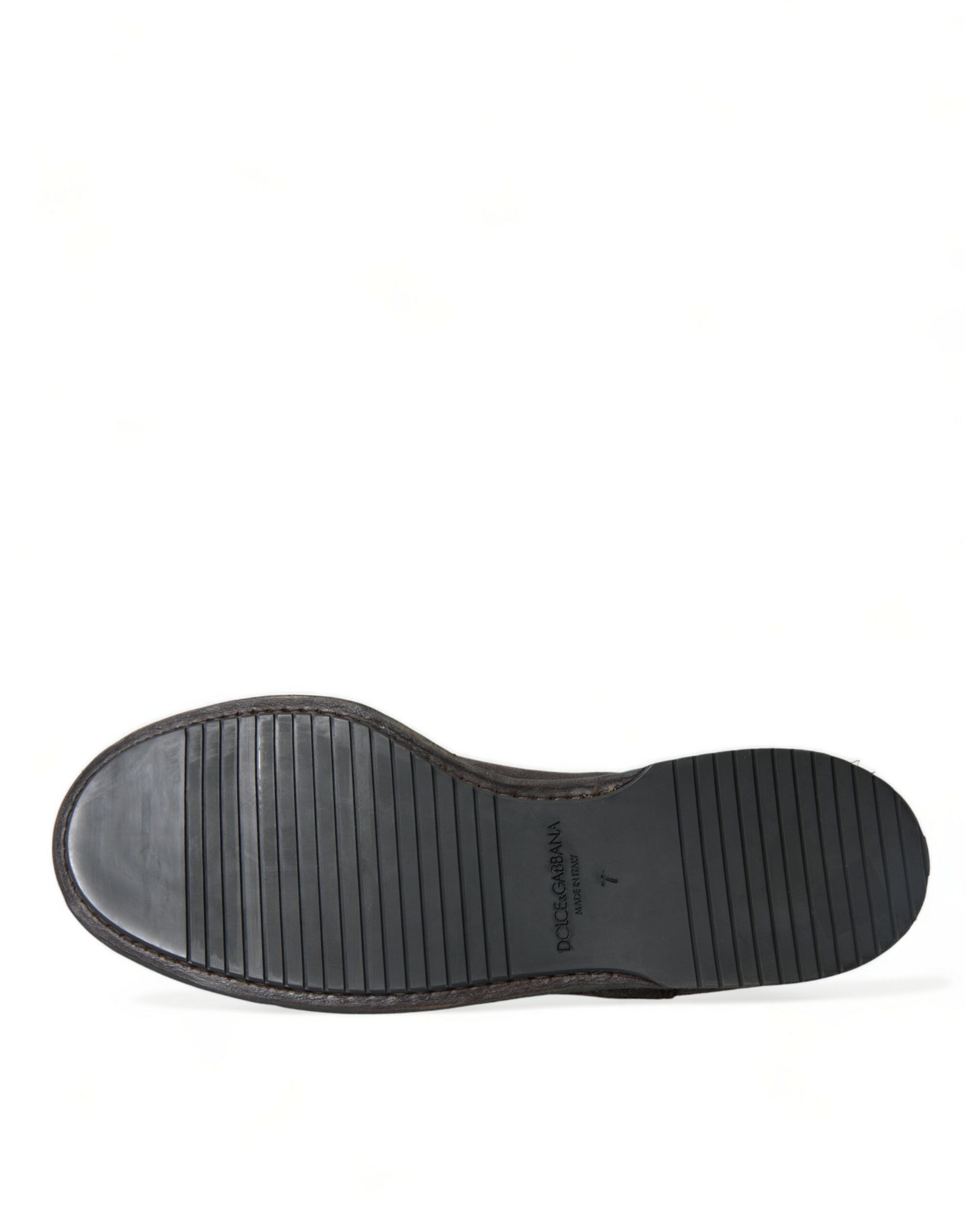 Dolce & Gabbana Brown Velvet Men Lace Up Oxford Dress Shoes -   -  Dolce & Gabbana. Dolce & Gabbana Brown Velvet Men Lace Up Oxford Dress Shoes -   -  Dolce & Gabbana.