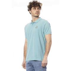 Invicta Light Blue Cotton Men Polo Shirt -   -  Invicta.