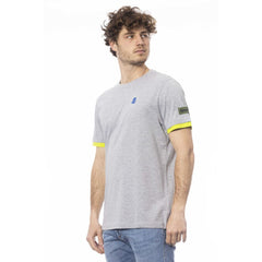Invicta Gray Cotton Men T-Shirt -   -  Invicta.