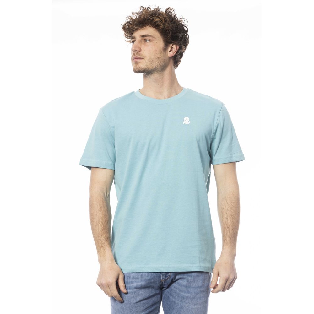 Invicta Light Blue Cotton Men T-Shirt -   -  Invicta.