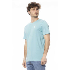 Invicta Light Blue Cotton Men T-Shirt -   -  Invicta.