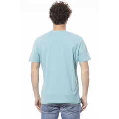 Invicta Light Blue Cotton Men T-Shirt -   -  Invicta.