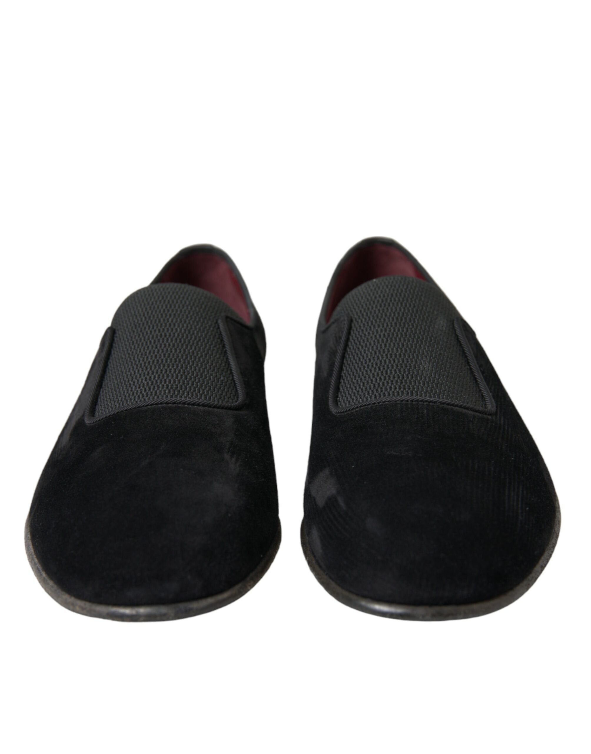 Dolce & Gabbana Black RUNWAY Velour AMALFI Loafers Shoes -   -  Dolce & Gabbana. Dolce & Gabbana Black RUNWAY Velour AMALFI Loafers Shoes -   -  Dolce & Gabbana.