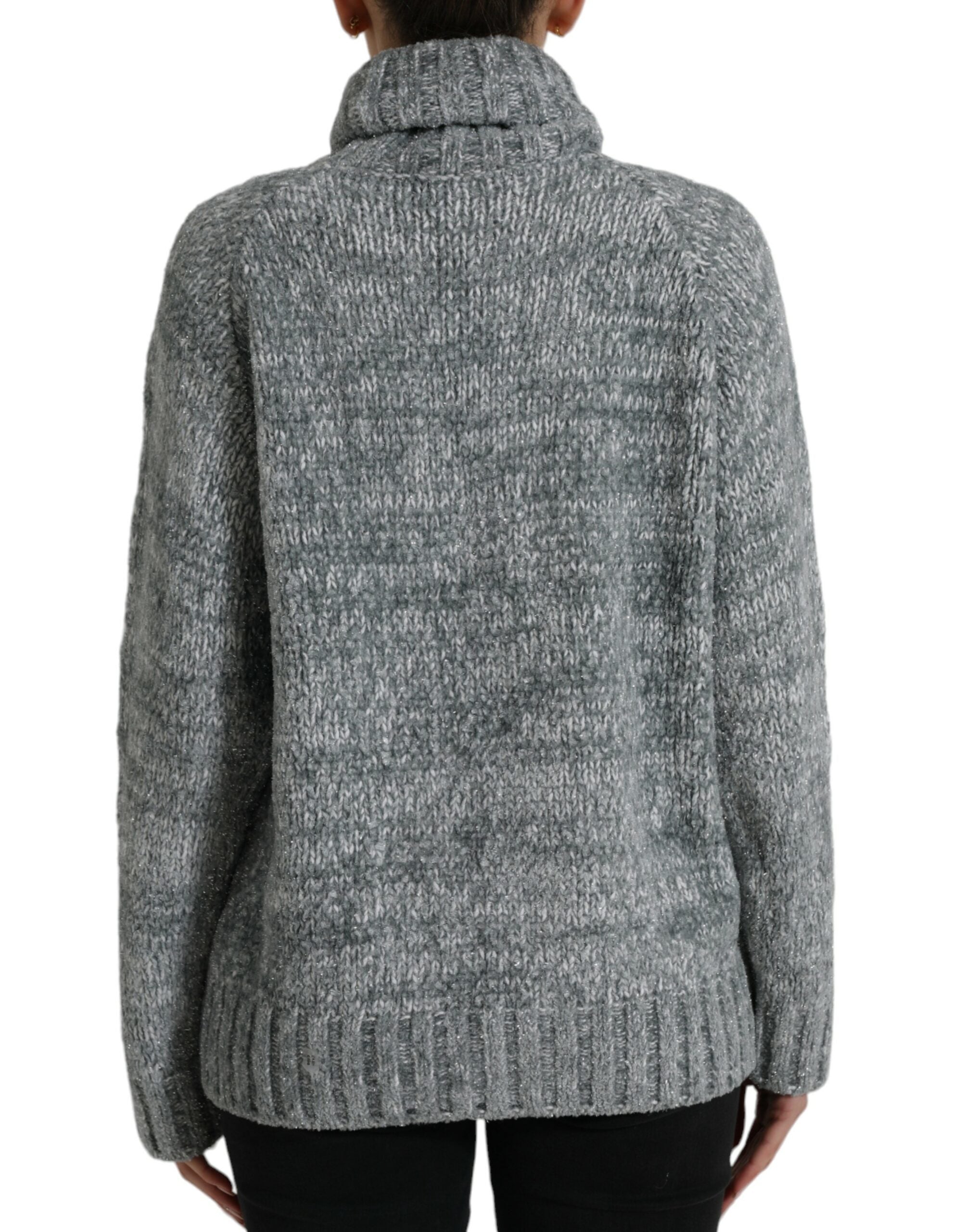 Dolce & Gabbana Gray Cashmere Turtle Neck Pullover Sweater -   -  Dolce & Gabbana. Dolce & Gabbana Gray Cashmere Turtle Neck Pullover Sweater -   -  Dolce & Gabbana.
