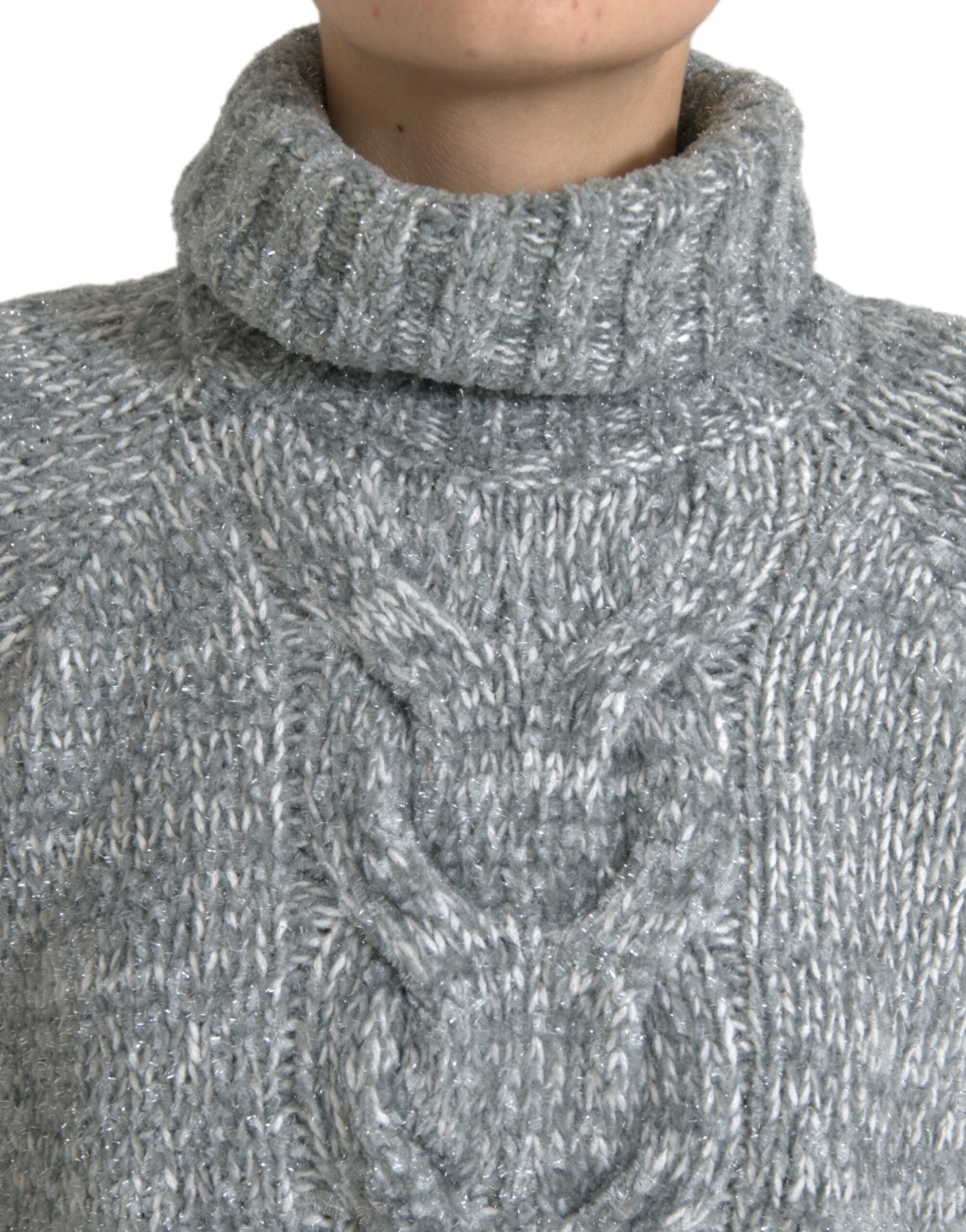 Dolce & Gabbana Gray Cashmere Turtle Neck Pullover Sweater -   -  Dolce & Gabbana. Dolce & Gabbana Gray Cashmere Turtle Neck Pullover Sweater -   -  Dolce & Gabbana.