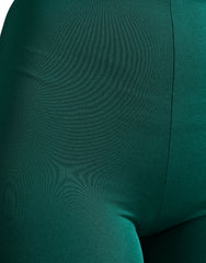Dolce & Gabbana Green Nylon Stretch Slim Leggings Pants -   -  Dolce & Gabbana.