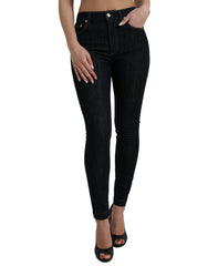 Dolce & Gabbana Blue Cotton Stretch Denim Skinny Jeans -   -  Dolce & Gabbana.