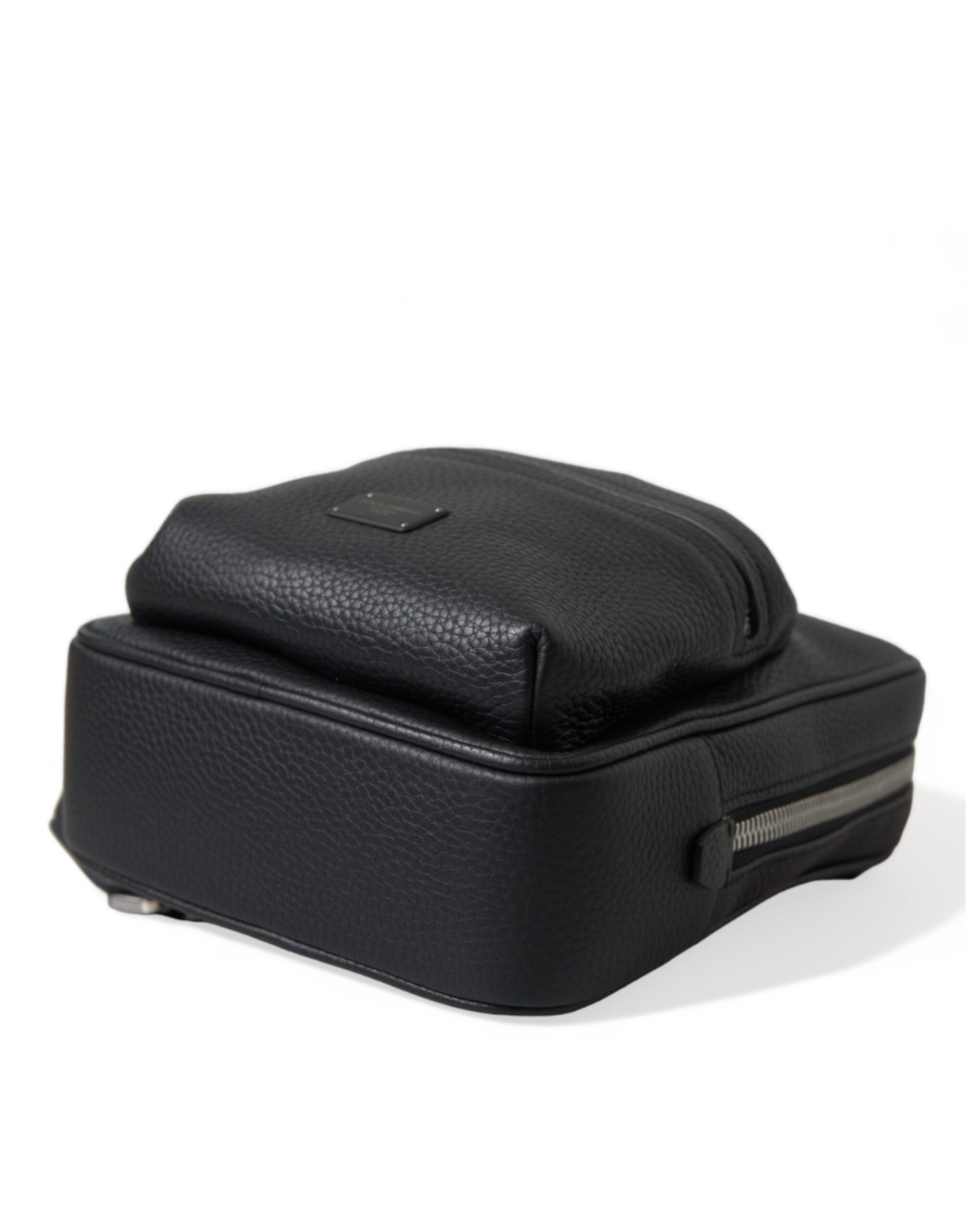 Dolce & Gabbana Black Calfskin Leather Logo Palermo Backpack Bag -   -  Dolce & Gabbana. Dolce & Gabbana Black Calfskin Leather Logo Palermo Backpack Bag -   -  Dolce & Gabbana.