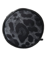 Dolce & Gabbana Black Leopard Round Slim Tote Bottle Cage Bag -  Tote Bag for Men -  Dolce & Gabbana.