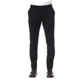 Trussardi Black Virgin Wool Men Trouser -   -  Trussardi.
