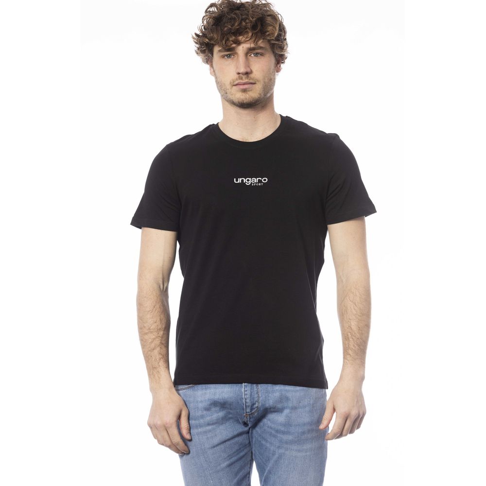 Ungaro Sport Black Cotton Men T-Shirt -   -  Ungaro Sport.