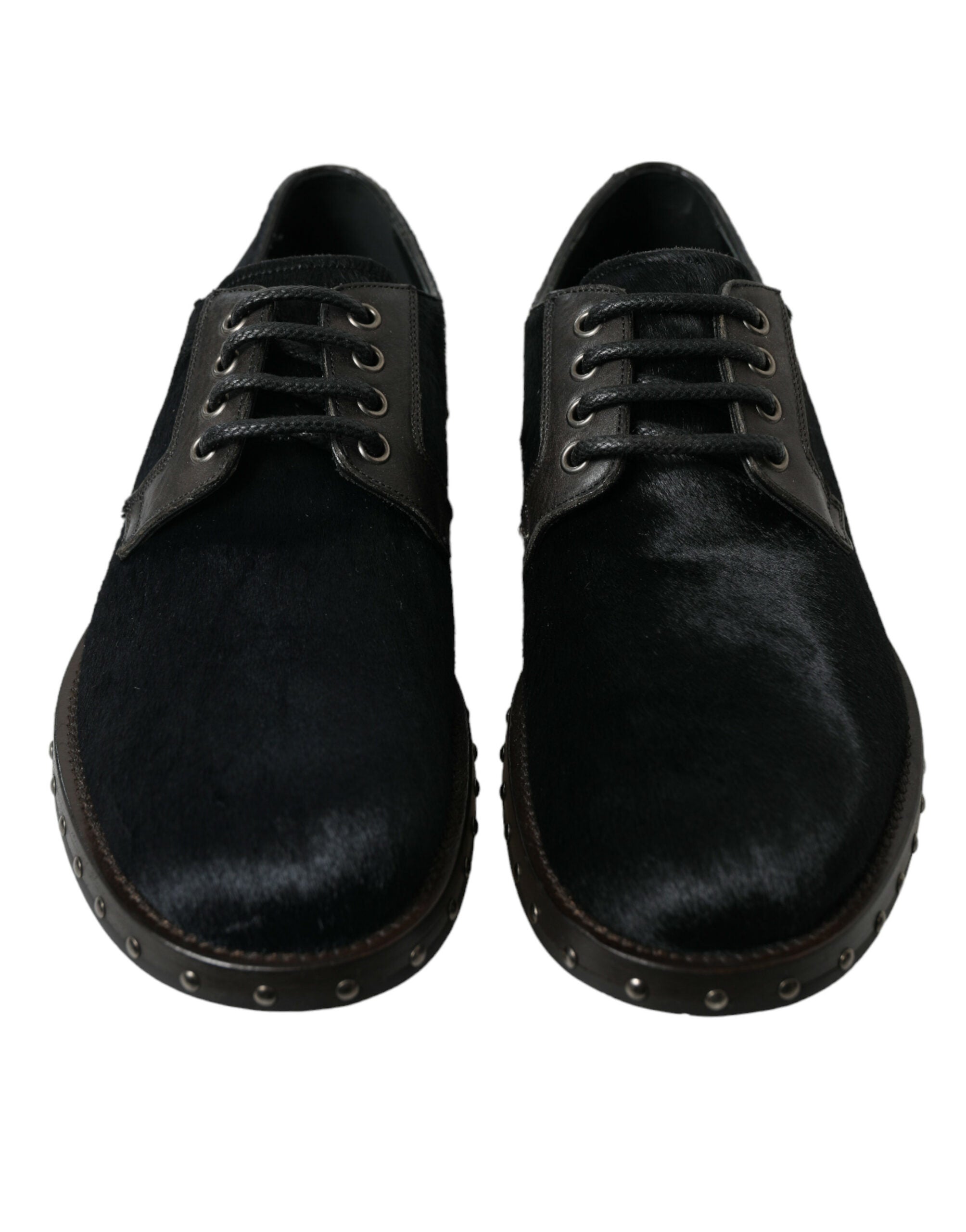 Dolce & Gabbana Black Stable Fur Derby SAN PIETRO Dress Shoes -   -  Dolce & Gabbana. Dolce & Gabbana Black Stable Fur Derby SAN PIETRO Dress Shoes -   -  Dolce & Gabbana.