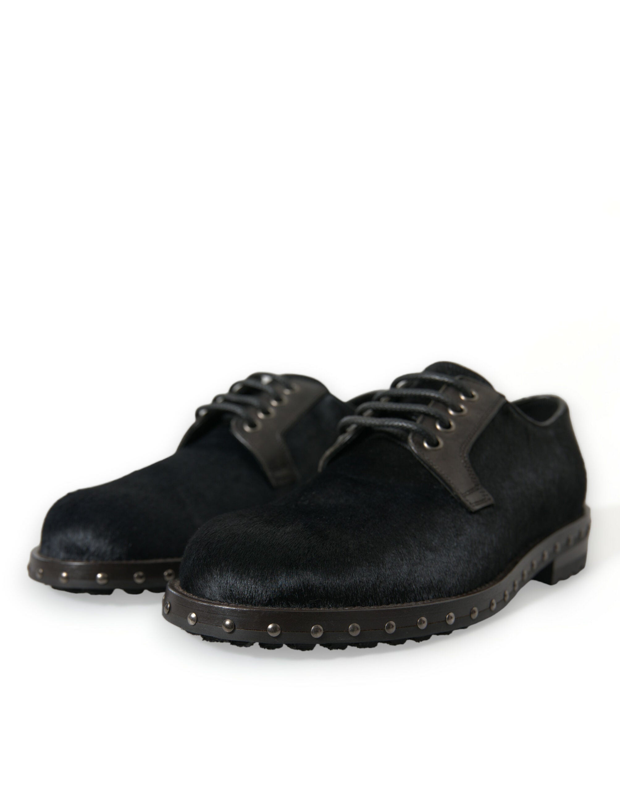 Dolce & Gabbana Black Stable Fur Derby SAN PIETRO Dress Shoes -   -  Dolce & Gabbana. Dolce & Gabbana Black Stable Fur Derby SAN PIETRO Dress Shoes -   -  Dolce & Gabbana.