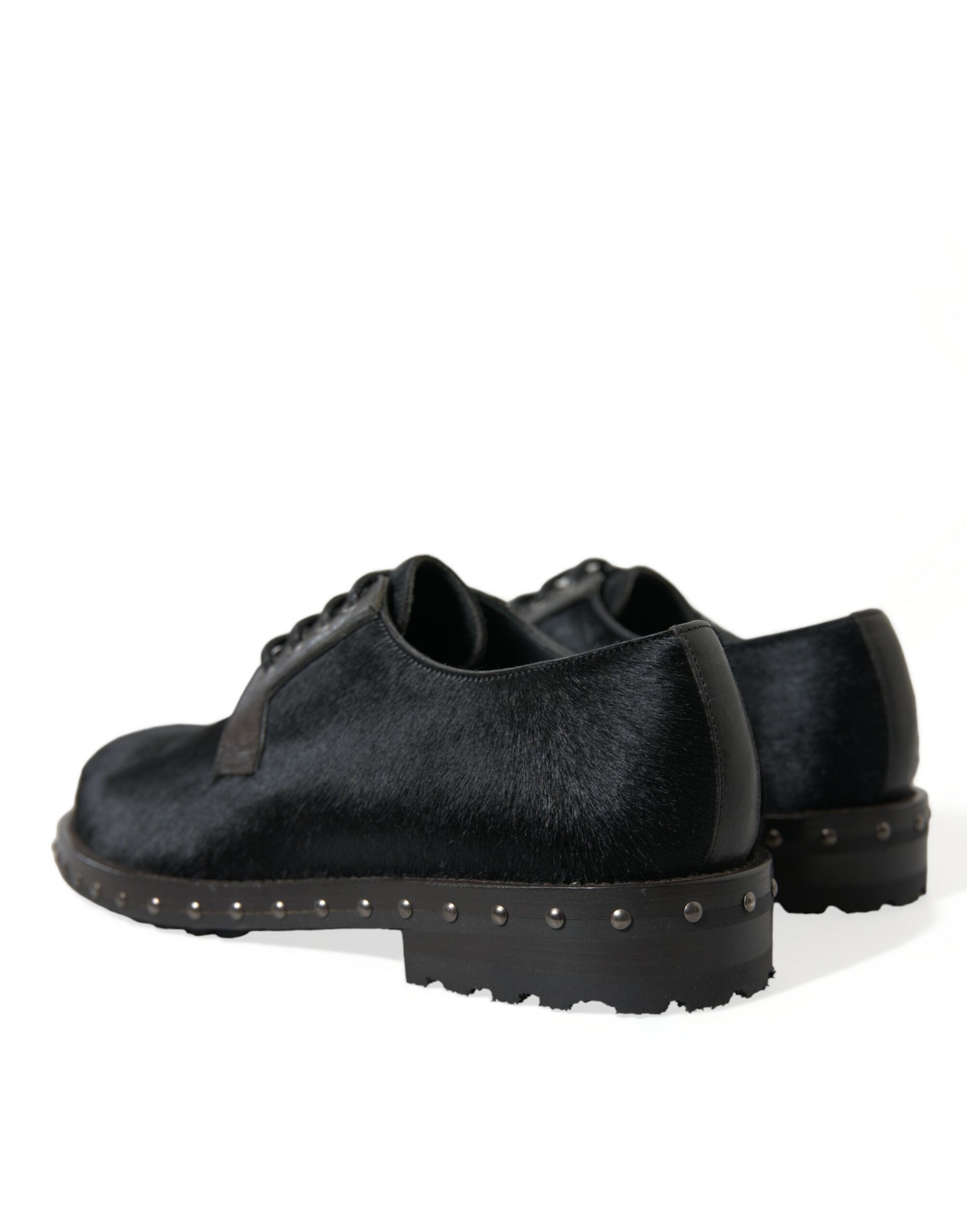Dolce & Gabbana Black Stable Fur Derby SAN PIETRO Dress Shoes -   -  Dolce & Gabbana. Dolce & Gabbana Black Stable Fur Derby SAN PIETRO Dress Shoes -   -  Dolce & Gabbana.