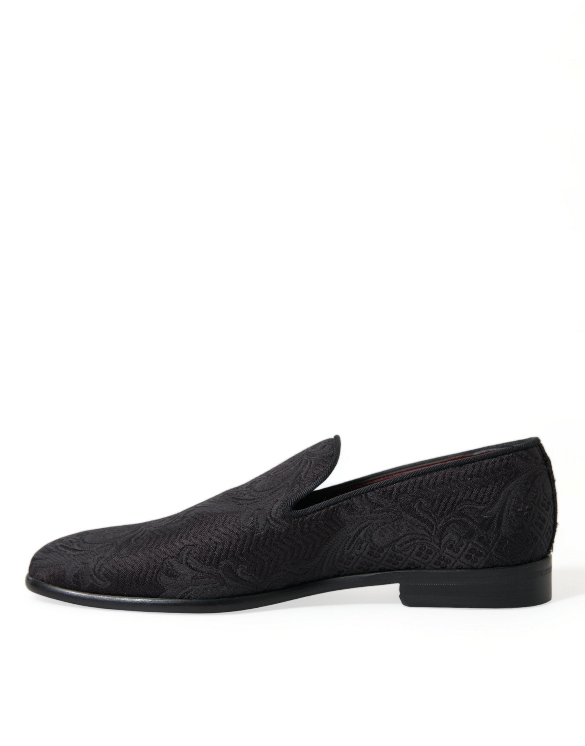 Dolce & Gabbana Black Brocade Men Slip On Loafer Dress Shoes -   -  Dolce & Gabbana. Dolce & Gabbana Black Brocade Men Slip On Loafer Dress Shoes -   -  Dolce & Gabbana.