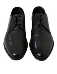 Dolce & Gabbana Black Leather Lace Up Formal Derby Dress Shoes -   -  Dolce & Gabbana.