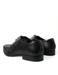 Dolce & Gabbana Black Leather Lace Up Formal Derby Dress Shoes -   -  Dolce & Gabbana.