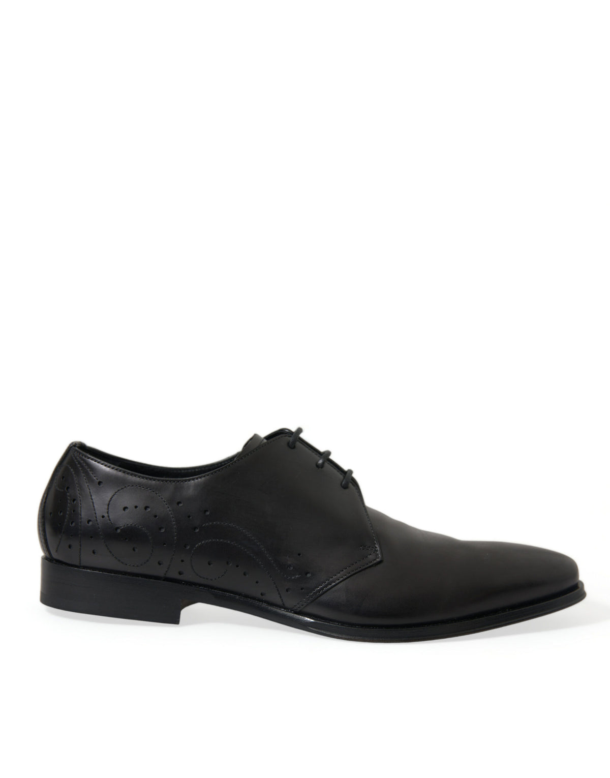 Dolce & Gabbana Black Leather Lace Up Formal Derby Dress Shoes -   -  Dolce & Gabbana.