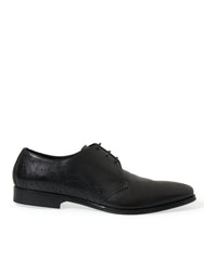Dolce & Gabbana Black Leather Lace Up Formal Derby Dress Shoes -   -  Dolce & Gabbana.