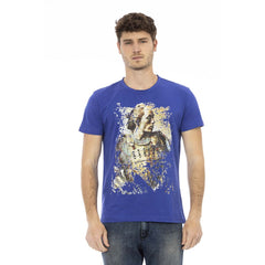 Trussardi Action Blue Cotton Men T-Shirt -   -  Trussardi Action.