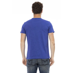 Trussardi Action Blue Cotton Men T-Shirt -   -  Trussardi Action.