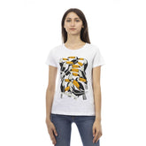 Trussardi Action White Cotton Women T-Shirt -   -  Trussardi Action.