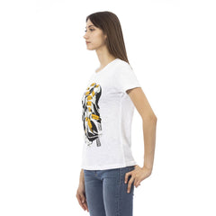 Trussardi Action White Cotton Women T-Shirt -   -  Trussardi Action.