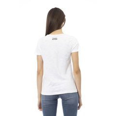 Trussardi Action White Cotton Women T-Shirt -   -  Trussardi Action.
