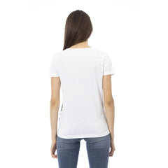 Trussardi Action White Cotton Women T-Shirt -   -  Trussardi Action.