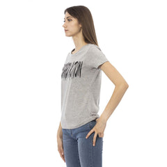 Trussardi Action Gray Cotton Women T-Shirt -   -  Trussardi Action.