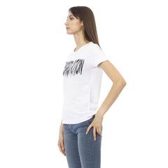 Trussardi Action White Cotton Women T-Shirt -   -  Trussardi Action.
