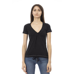 Trussardi Action Black Cotton Women T-Shirt -   -  Trussardi Action.