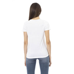 Trussardi Action White Cotton Women T-Shirt -   -  Trussardi Action.
