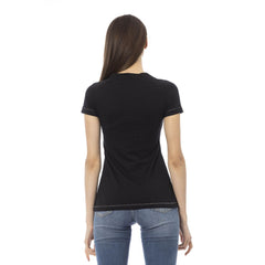 Trussardi Action Black Cotton Women T-Shirt -   -  Trussardi Action.