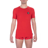 Bikkembergs Red Cotton Men T-Shirt -   -  Bikkembergs.